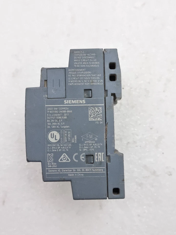 Siemens 6ED1052-2MD00-0BA8 Logo BM 12/24RCE 6ED10522MD000BA8